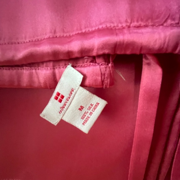 Pink Silk Pajamas - Picture 2 of 2